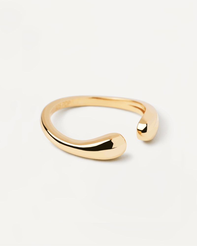 Crush Ring - 
  
    Sterling Silber / 18K Goldplattierung
  
