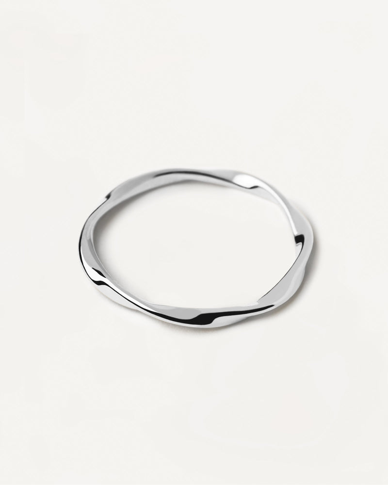 Anello intrecciato in argento sterling