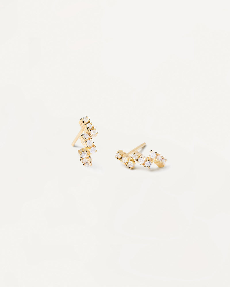 The Zipper Earrings - 
  
    Sterling Silver / 18K Gold plating
  
