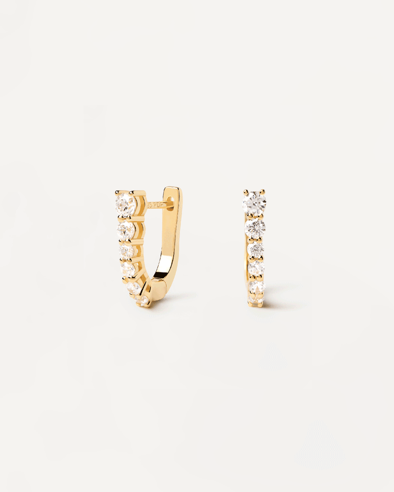 Pendientes Rise - 
  
    Plata de Ley / Baño de Oro 18K
  
