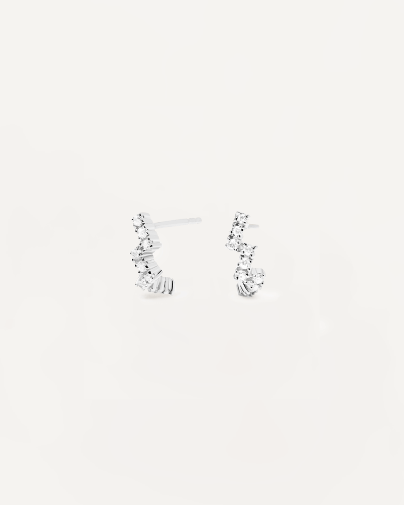 Gli orecchini d'argento con cerniera - 
  
    Argento sterling
  
