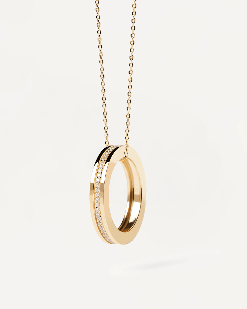 Infinity Halskette - 
  
    Sterling Silber / 18K Goldplattierung
  
