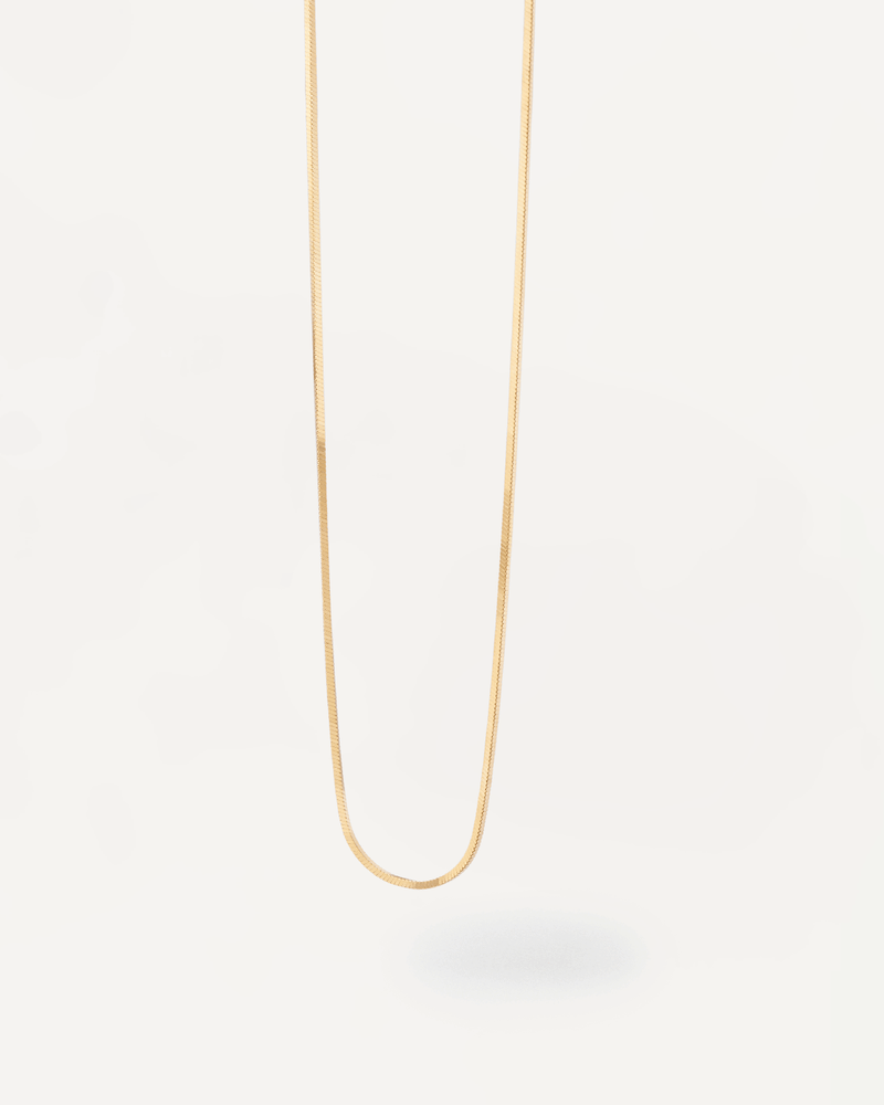 Snake Necklace - 
  
    Sterling Silver / 18K Gold plating
  
