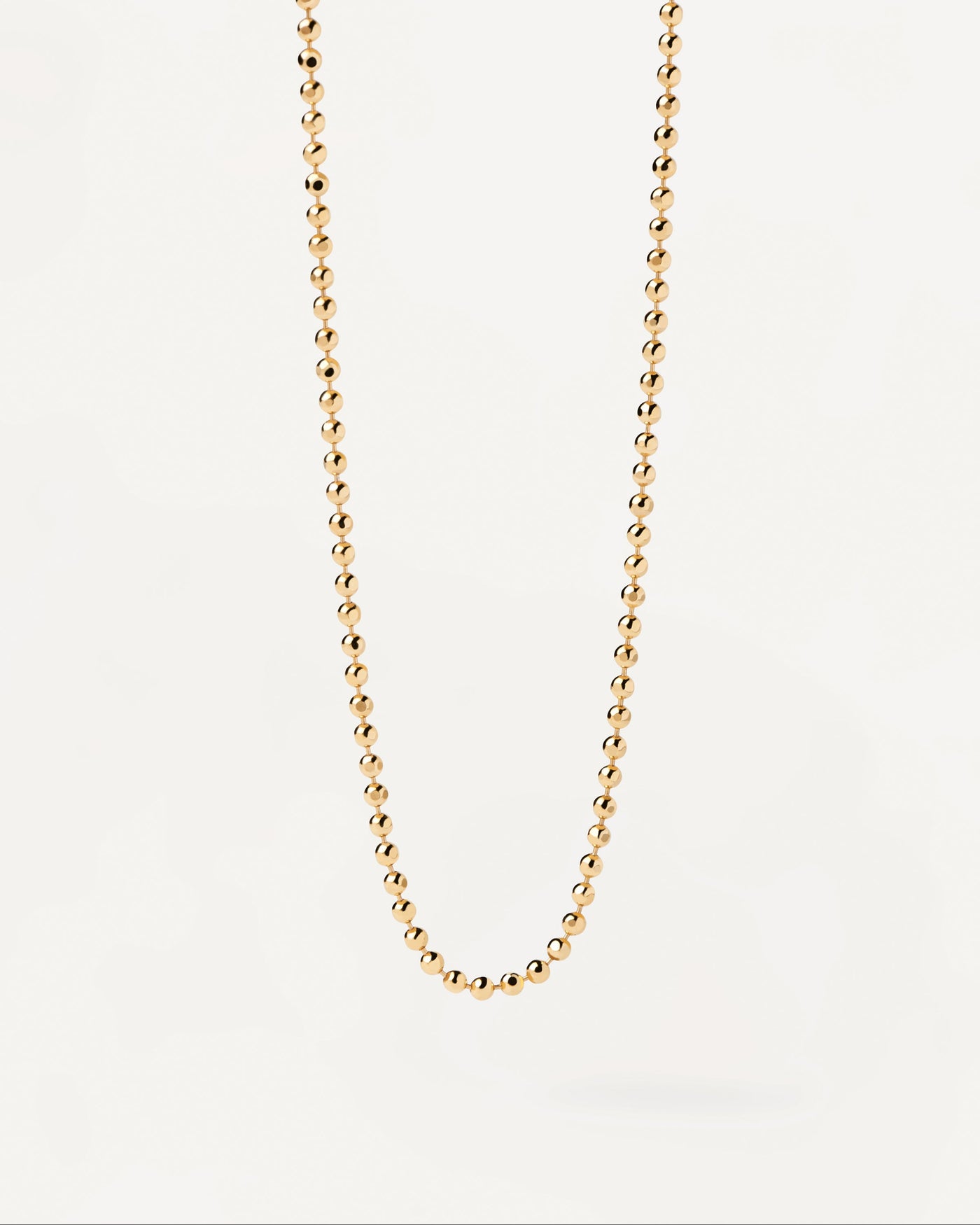 New Arrival: Micro Gold Plated ball Necklace for women's
