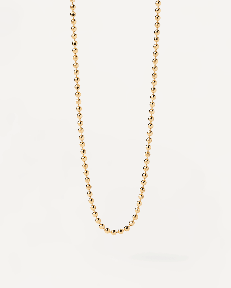 Ball Chain Necklace - 
  
    Sterling Silver / 18K Gold plating
  
