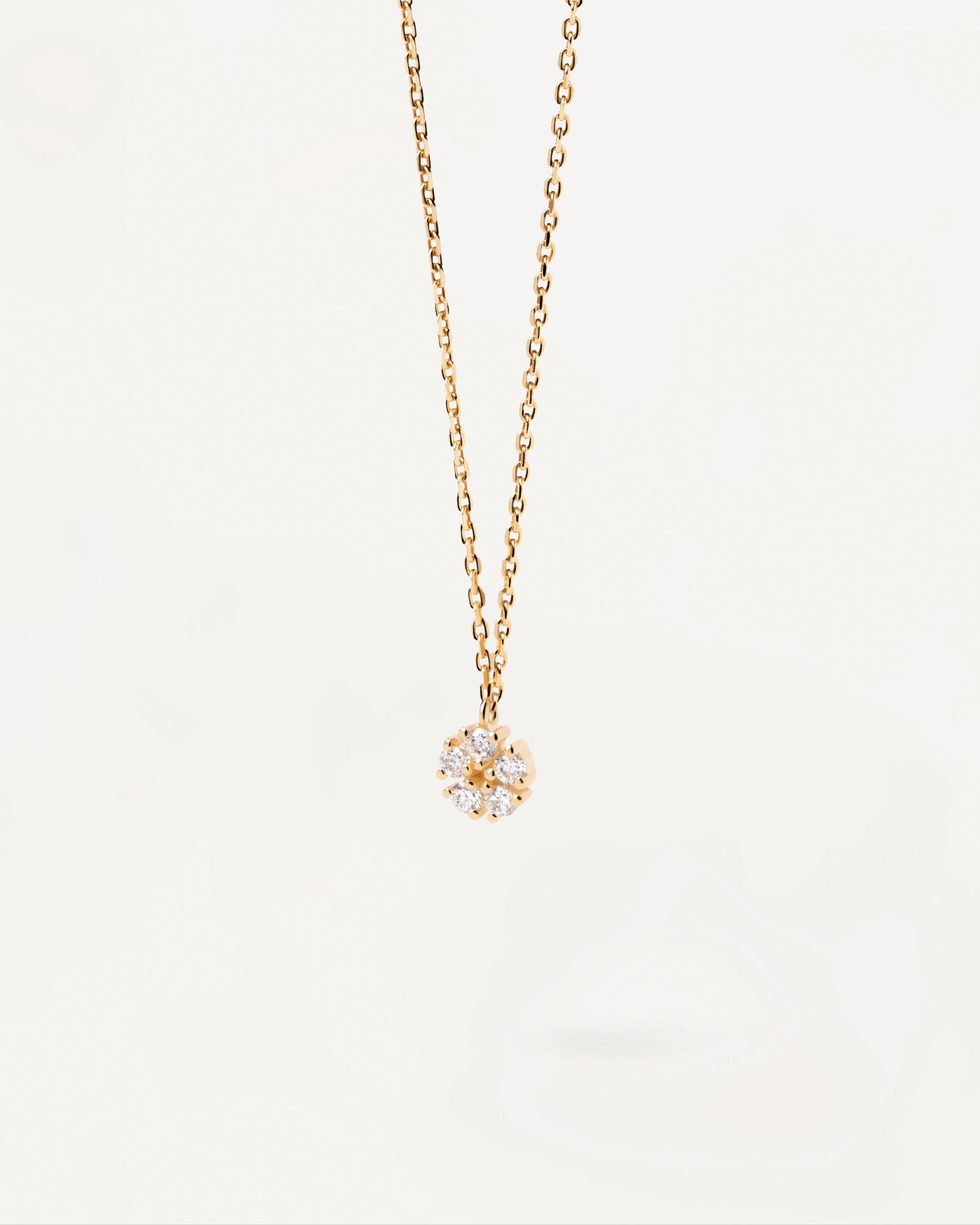 2023 Selection | Daisy Necklace. Gold-plated silver necklace with flower zirconia pendant. Get the latest arrival from PDPAOLA. Place your order safely and get this Best Seller. Free Shipping.