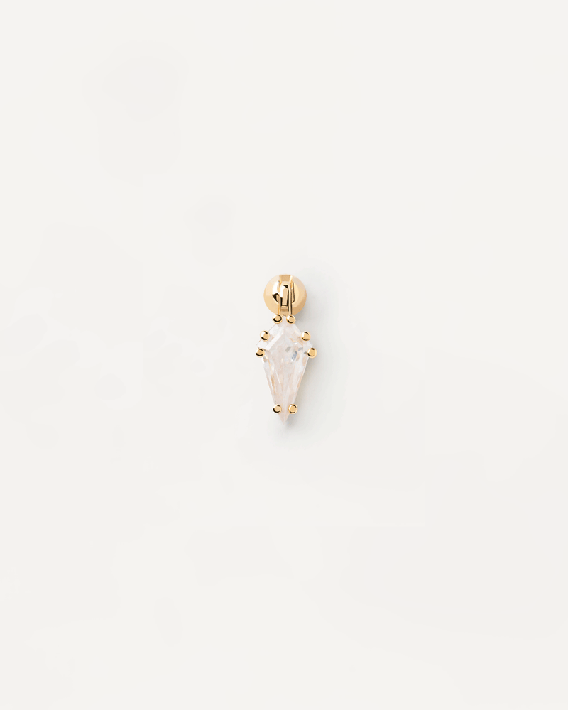 Piercing orecchio Lua - 
  
    Argento sterling / Placcatura in Oro 18K
  
