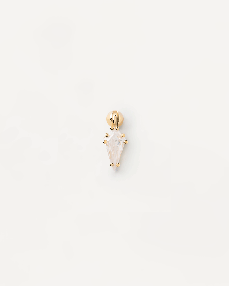 Lua Single Earring - 
  
    Sterling Silver / 18K Gold plating
  
