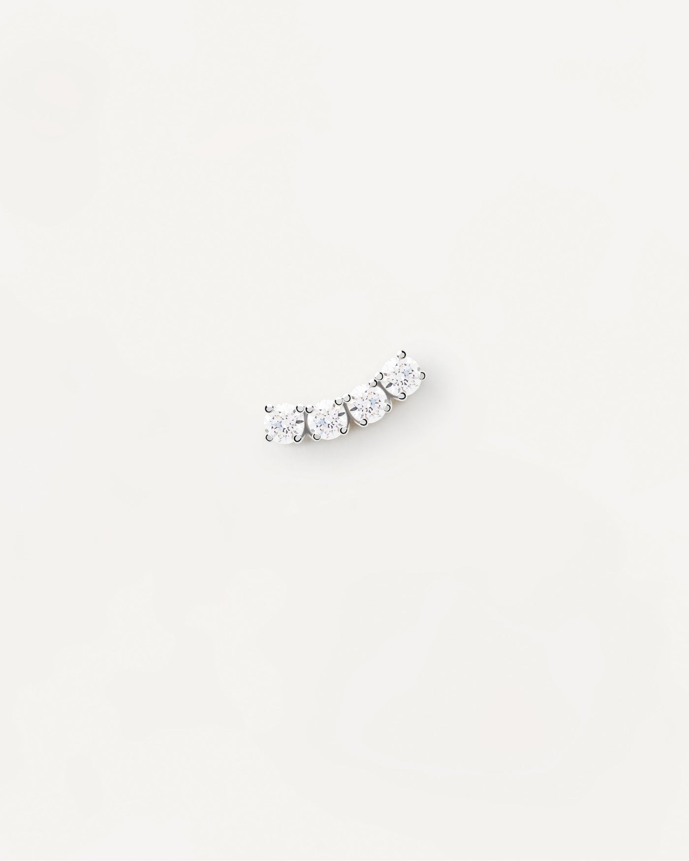 Uma Single Silver Earring PDPAOLA