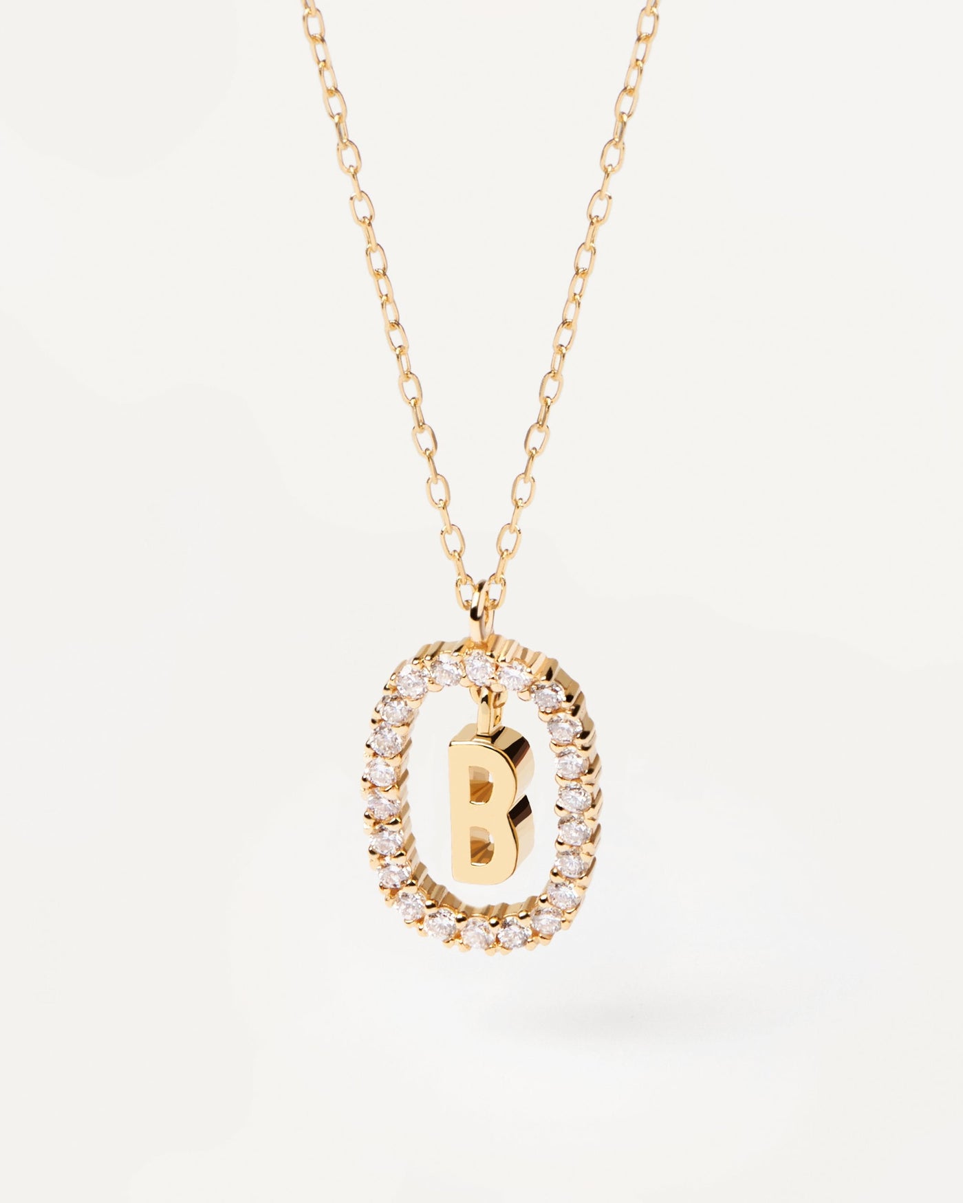 Collares de Diamantes y Oro Amarillo Letras - 
  
    Oro 18K
  
