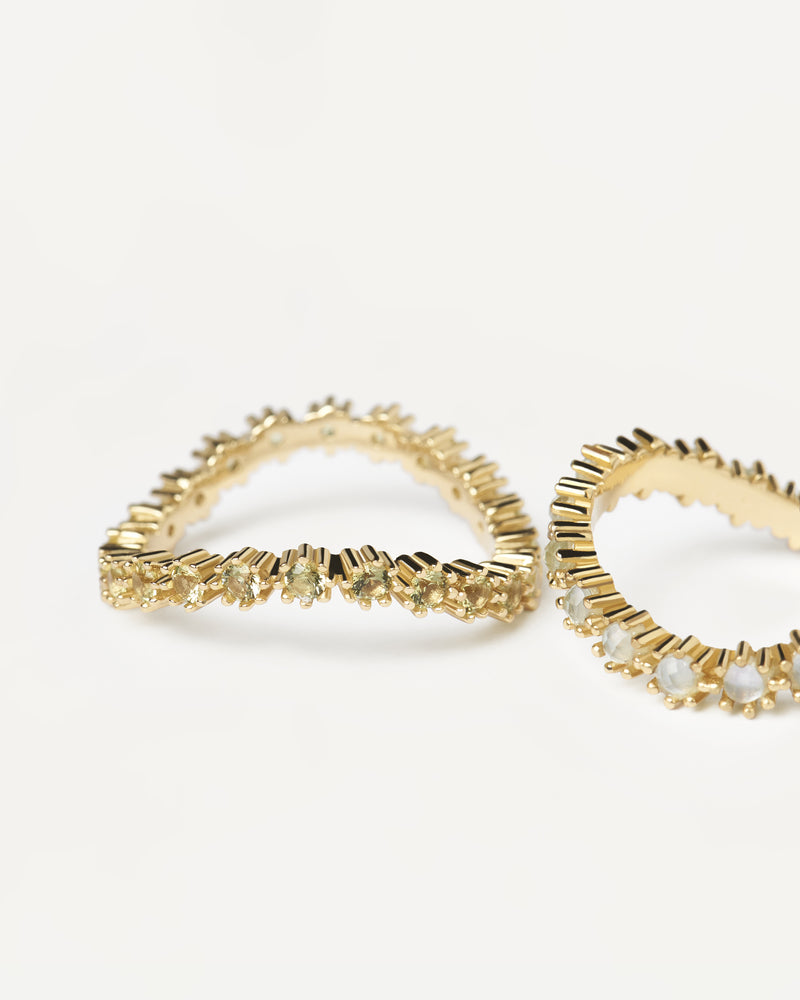 Kara Ring - 
  
    Sterling Silber / 18K Goldplattierung
  

