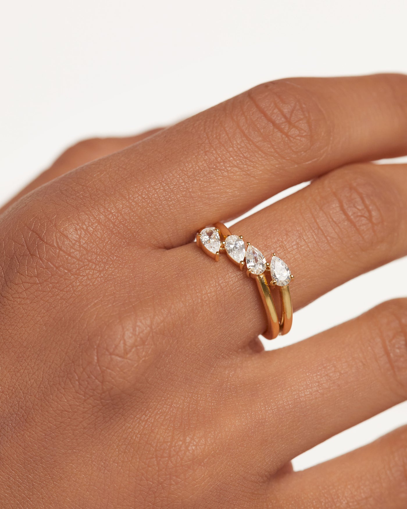 Anello Terra 
  
    Argento sterling / Placcatura in Oro 18K
  
