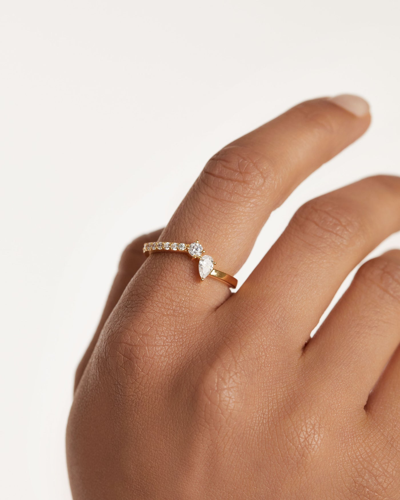 Ava Ring 
  
    Sterling Silver / 18K Gold plating
  
