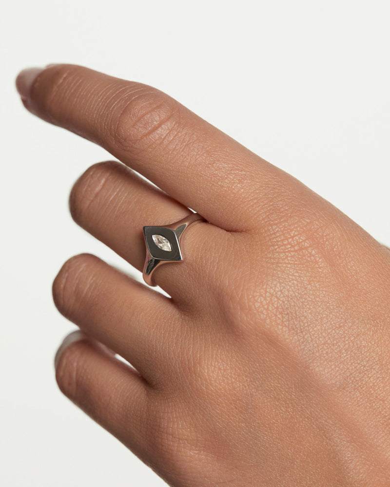 Kate Stamp Silver Ring - 
  
    Sterling Silver
  
