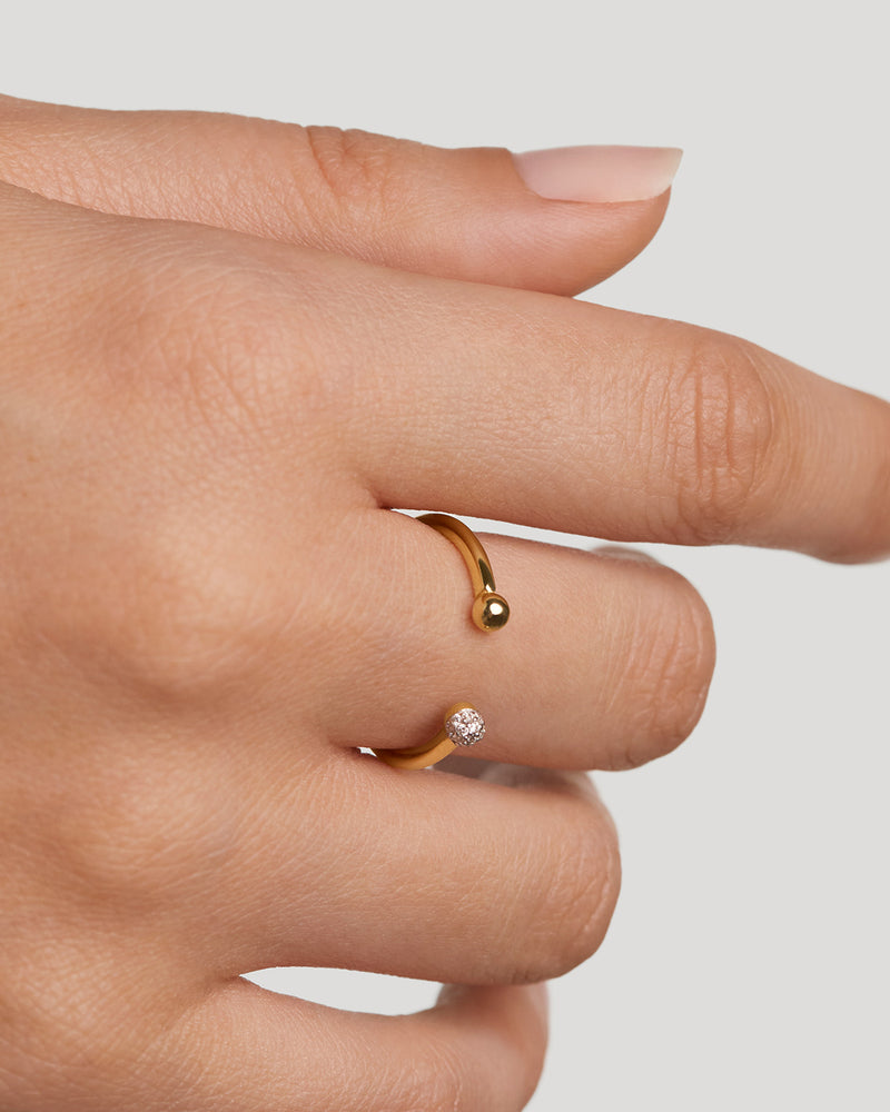 Clara ring aus gold mit diamanten - 
  
    18 kt Gold
  
