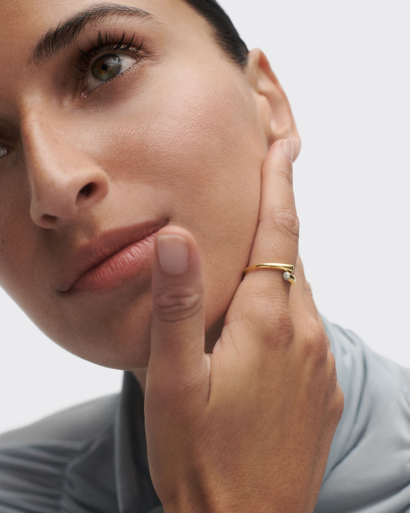 Anello in diamanti e oro Eclipse - 
  
    Oro 18K
  
