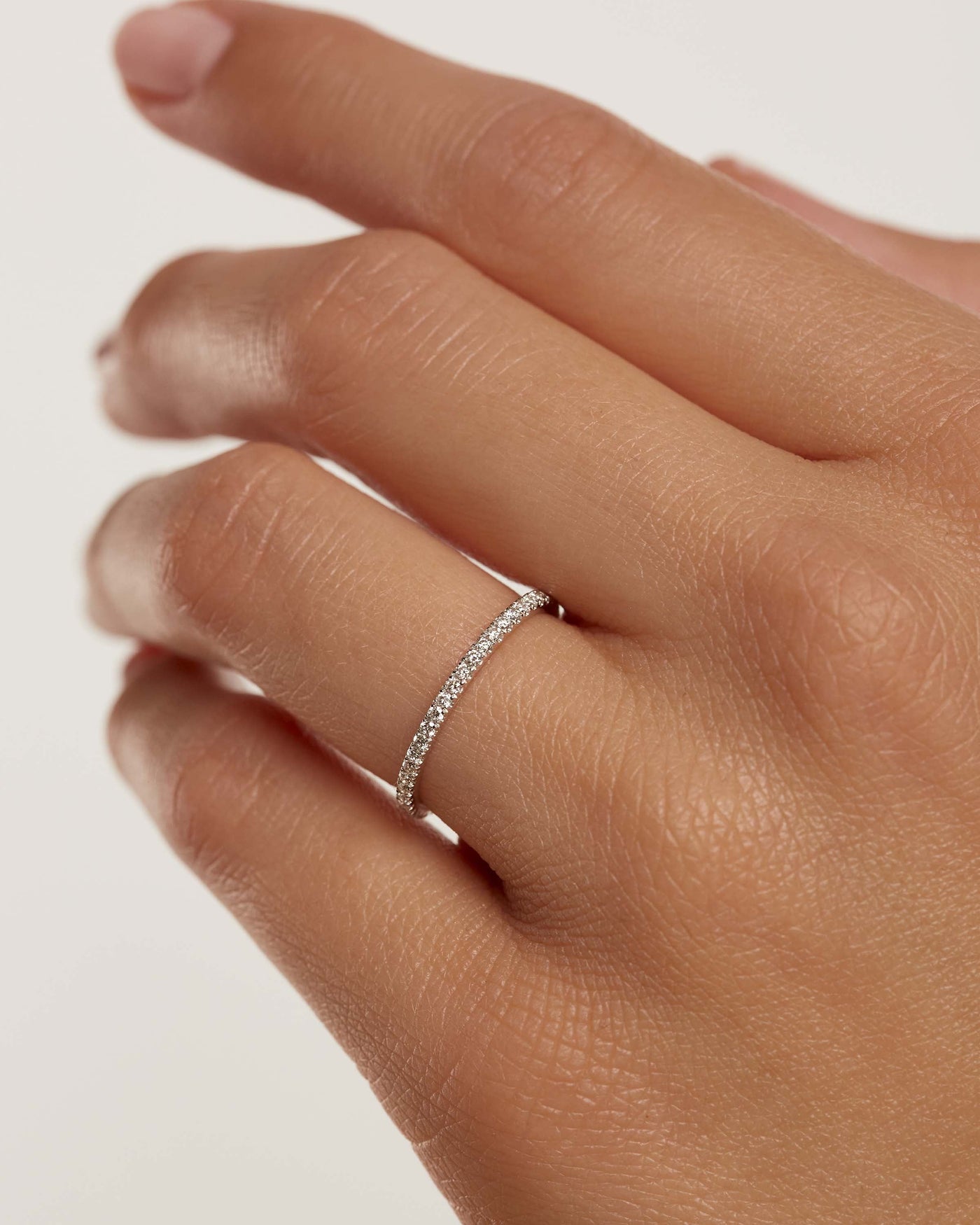Thin Diamond Eternity Ring .42 ctw — Salvatore & Co.