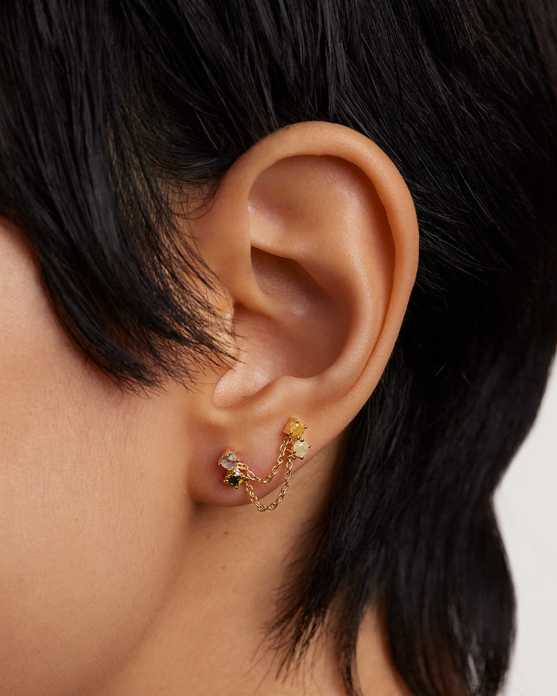 Piercing orecchio Naomi - 
  
    Argento sterling / Placcatura in Oro 18K
  
