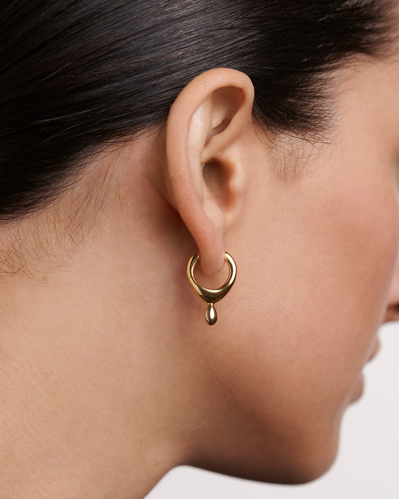 Lava Hoops - 
  
    Sterling Silver / 18K Gold plating
  
