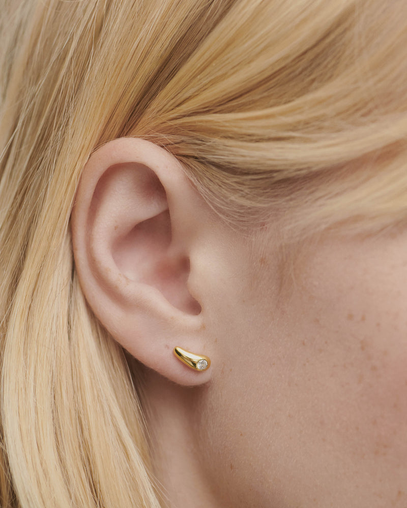 Serena stud earrings - 
  
    Sterling Silver / 18K Gold plating
  
