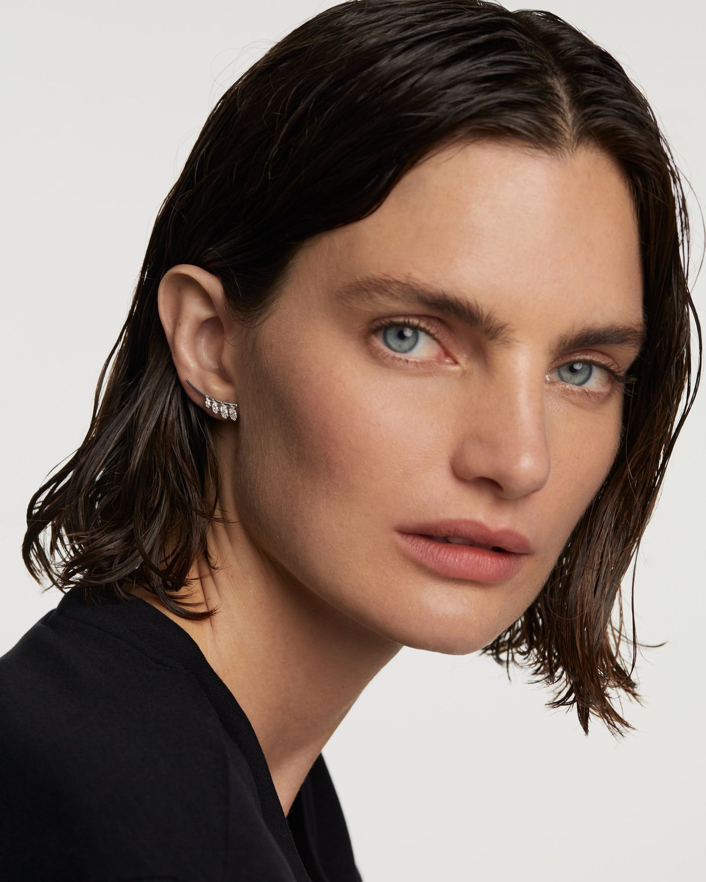 Orecchini In Argento Rampicanti Aqua 
  
    Argento sterling
  
