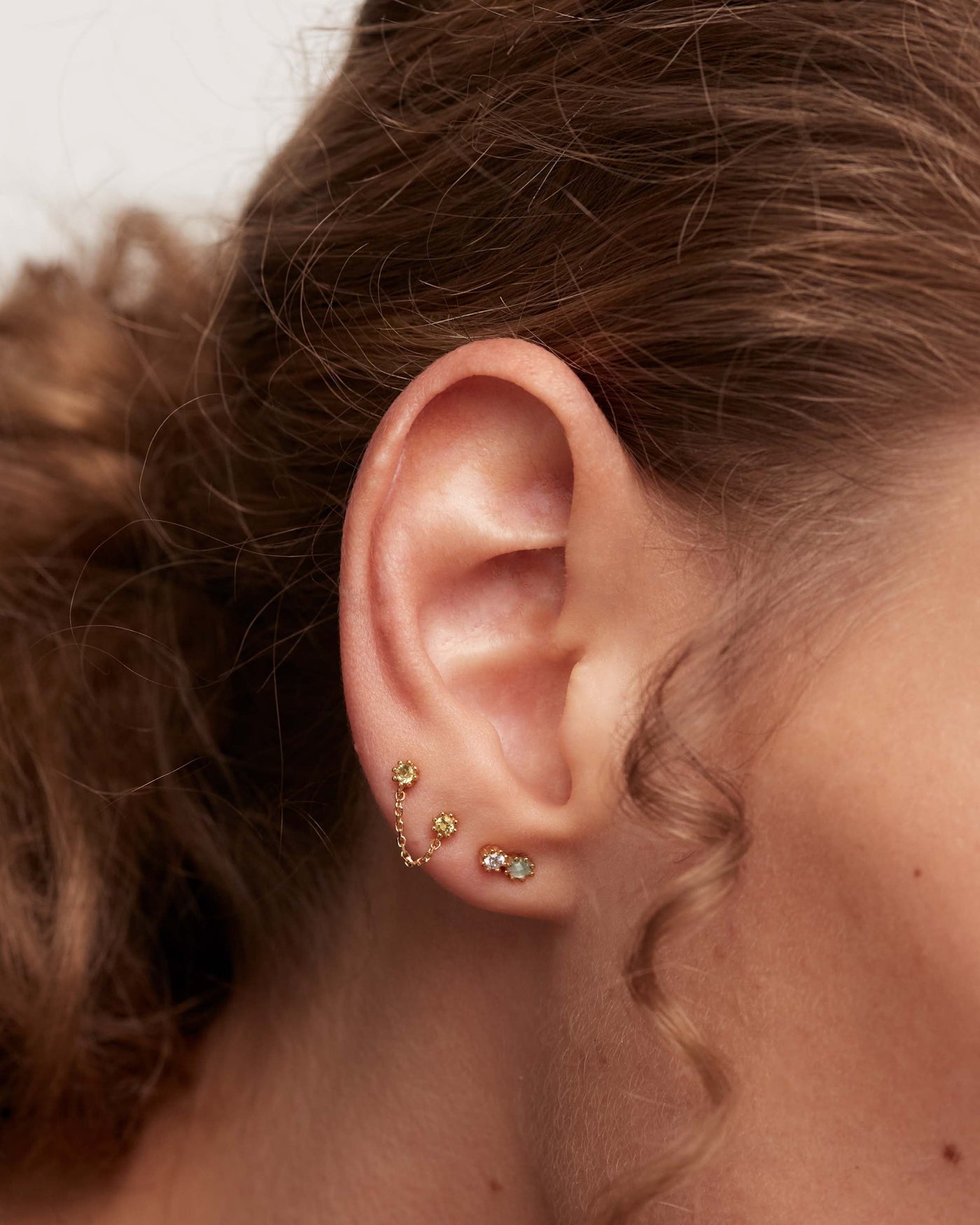 Kara Earrings Set 
  
    Sterling Silver / 18K Gold plating
  
