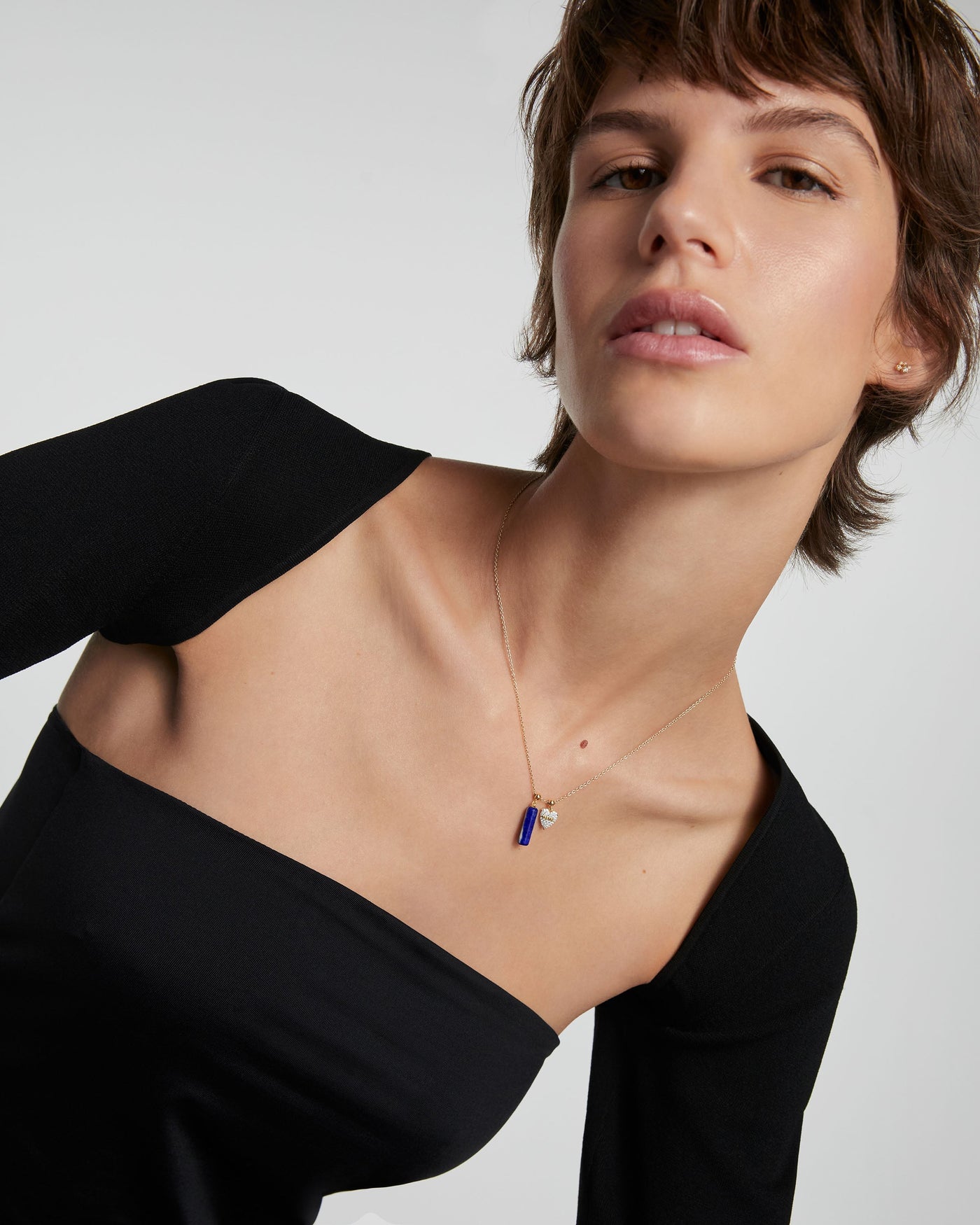 Mama Heart Charm 
        
          Sterling Silver / 18K Gold plating
        
      