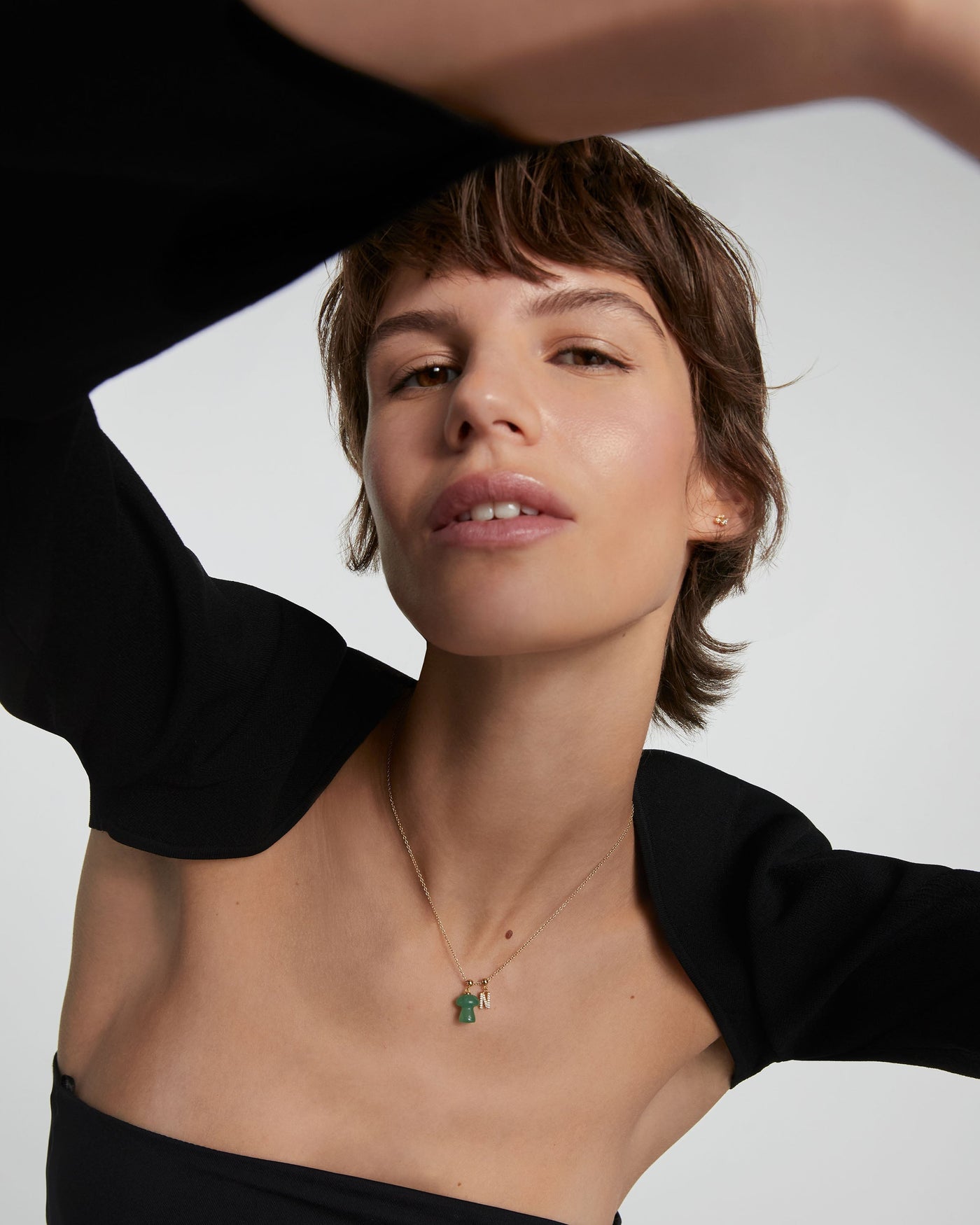 N charm necklace deals