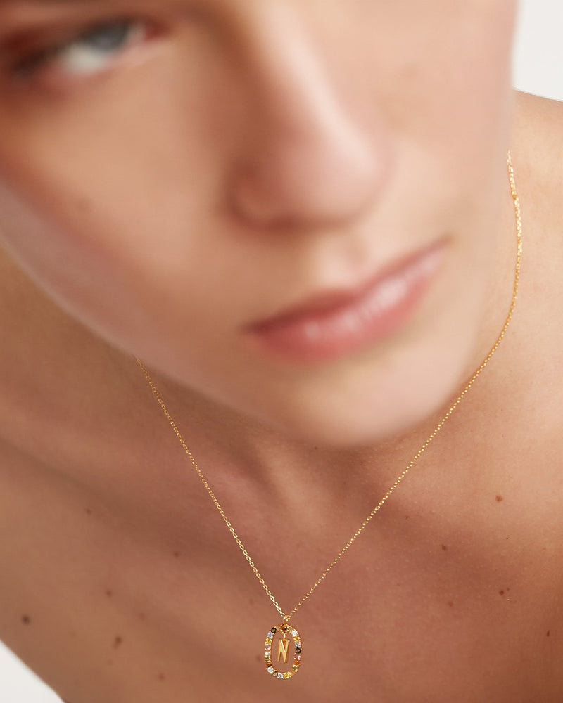 Pdpaola cheap letter necklace