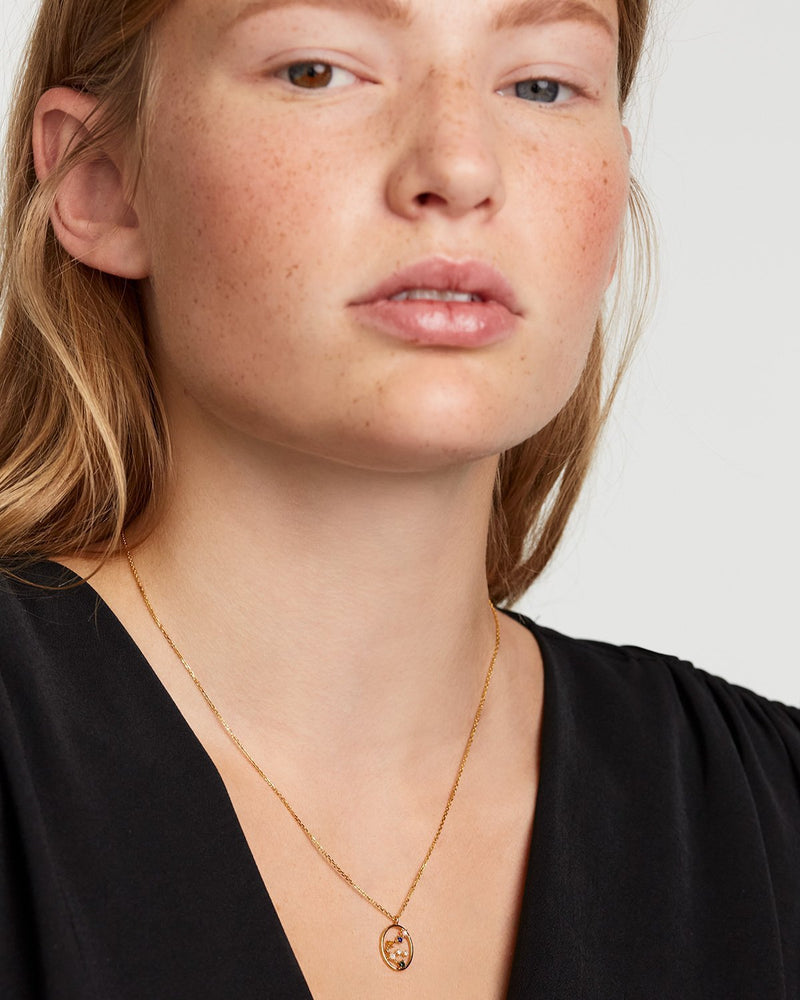 Collier Verseau - 
  
    Argent massif / Placage Or 18 Ct
  
