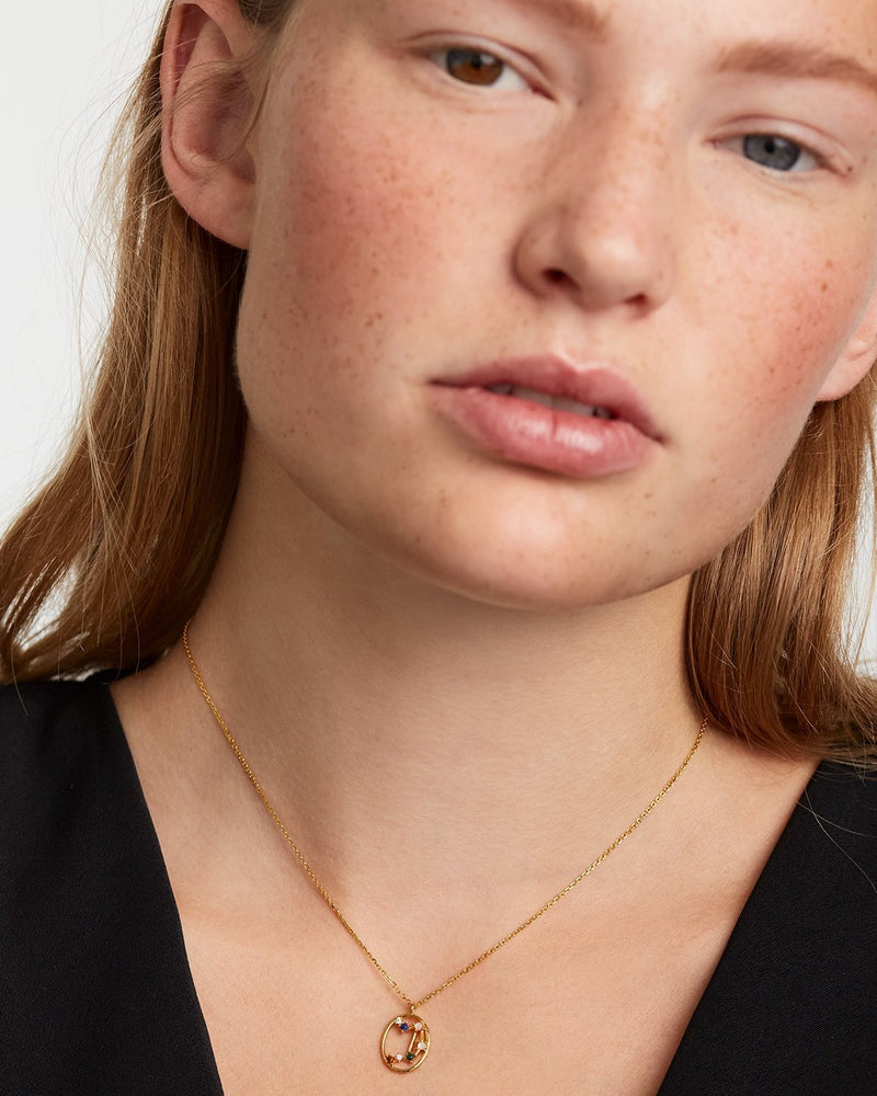 Collier Balance - 
  
    Argent massif / Placage Or 18 Ct
  
