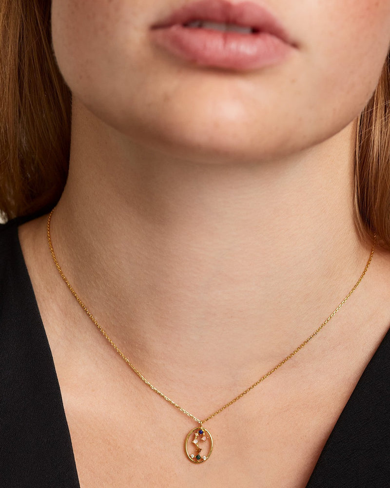 Collier Scorpion - 
  
    Argent massif / Placage Or 18 Ct
  
