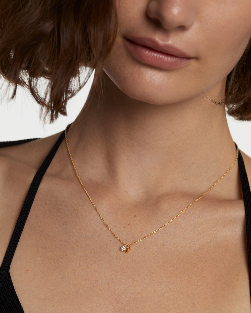 Water Necklace - 
  
    Sterling Silver / 18K Gold plating
  
