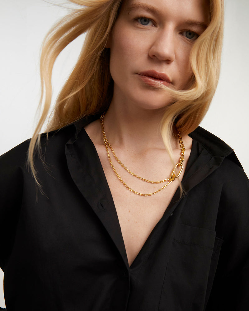 Vesta Chain Necklace - 
  
    Brass / 18K Gold plating
  
