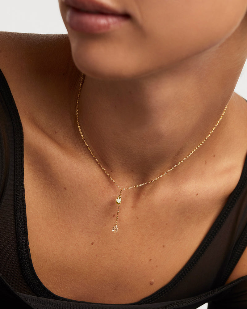 Linda necklace - 
  
    Sterling Silver / 18K Gold plating
  
