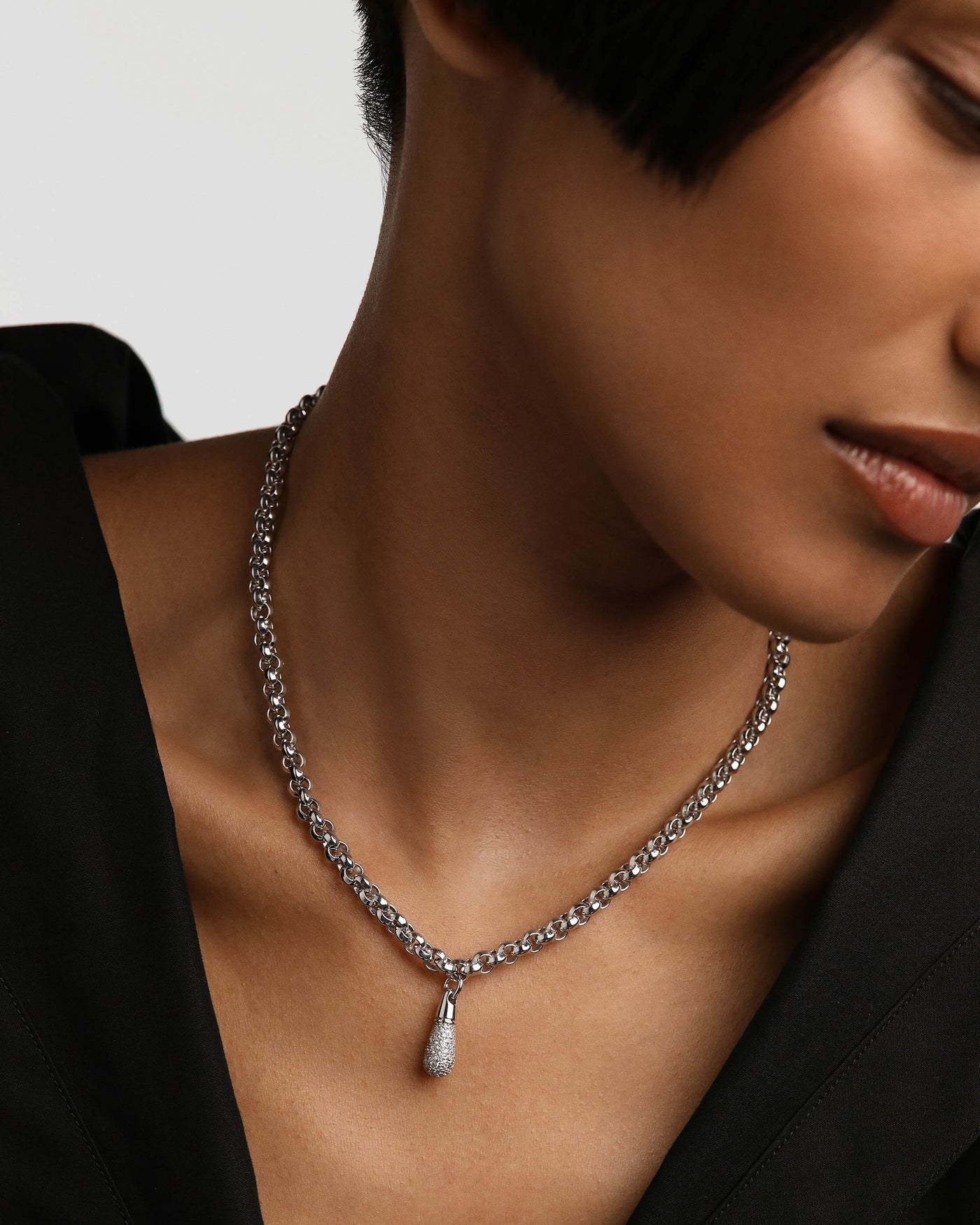 Collana a Catena in Argento Jazz 
  
    Argento sterling
  

