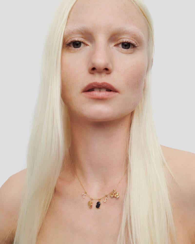 Aries Zodiac Charm - 
  
    Sterling Silver / 18K Gold plating
  

