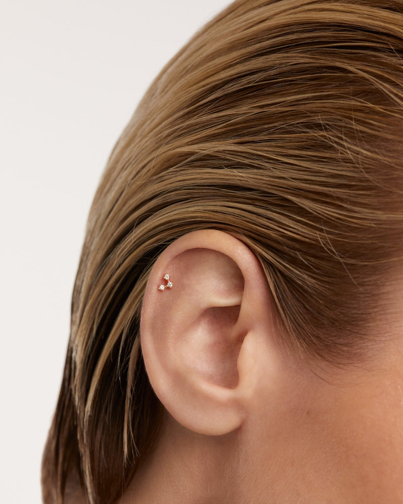 Piercing orecchio in Diamanti e Oro Nolita - 
  
    Oro 18K
  
