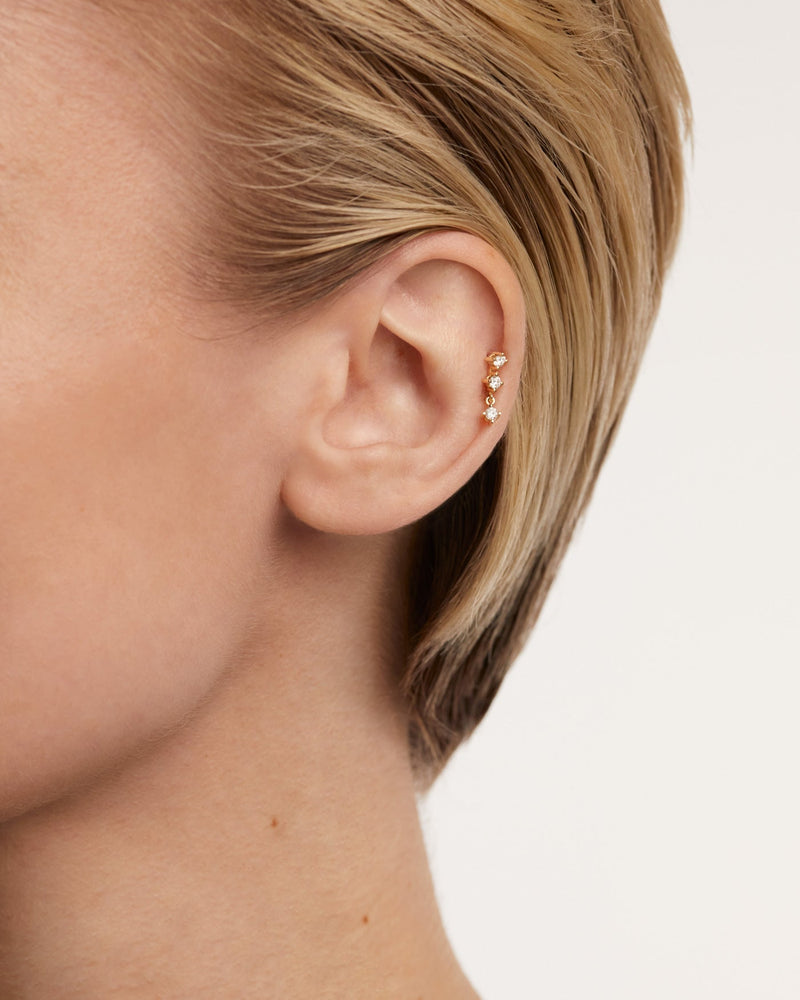 Piercing orecchio in Diamanti e Oro Isabella - 
  
    Oro 18K
  
