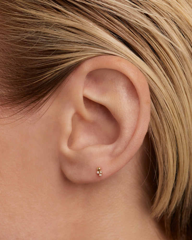 Piercing orecchio in Diamanti e Oro Blake - 
  
    Oro 18K
  
