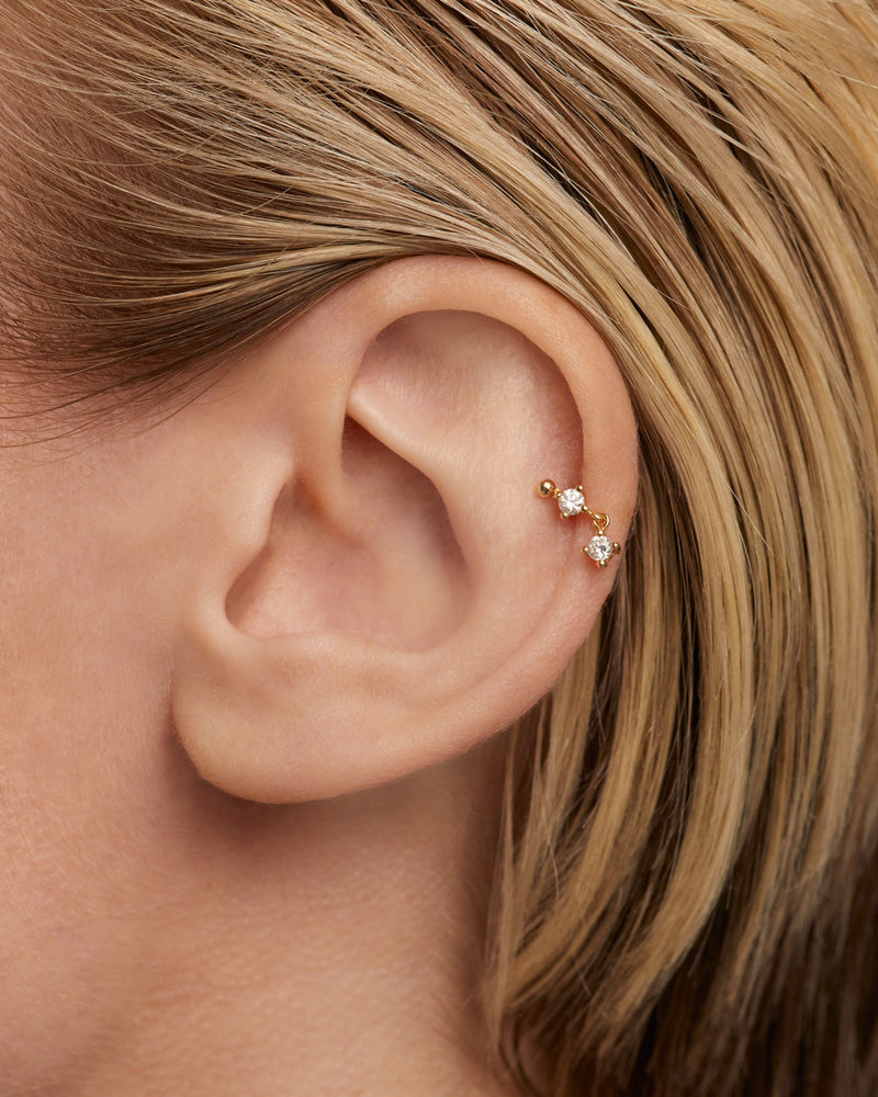 Piercing orecchio in Diamanti e Oro Soho - 
  
    Oro 18K
  
