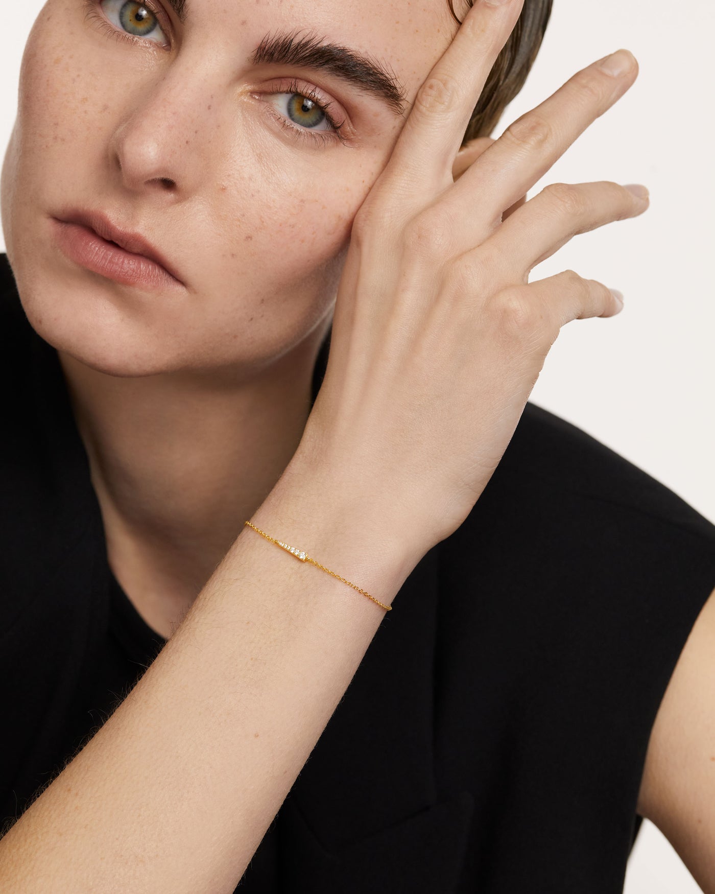 Bracciale Peak 
  
    Argento sterling / Placcatura in Oro 18K
  
