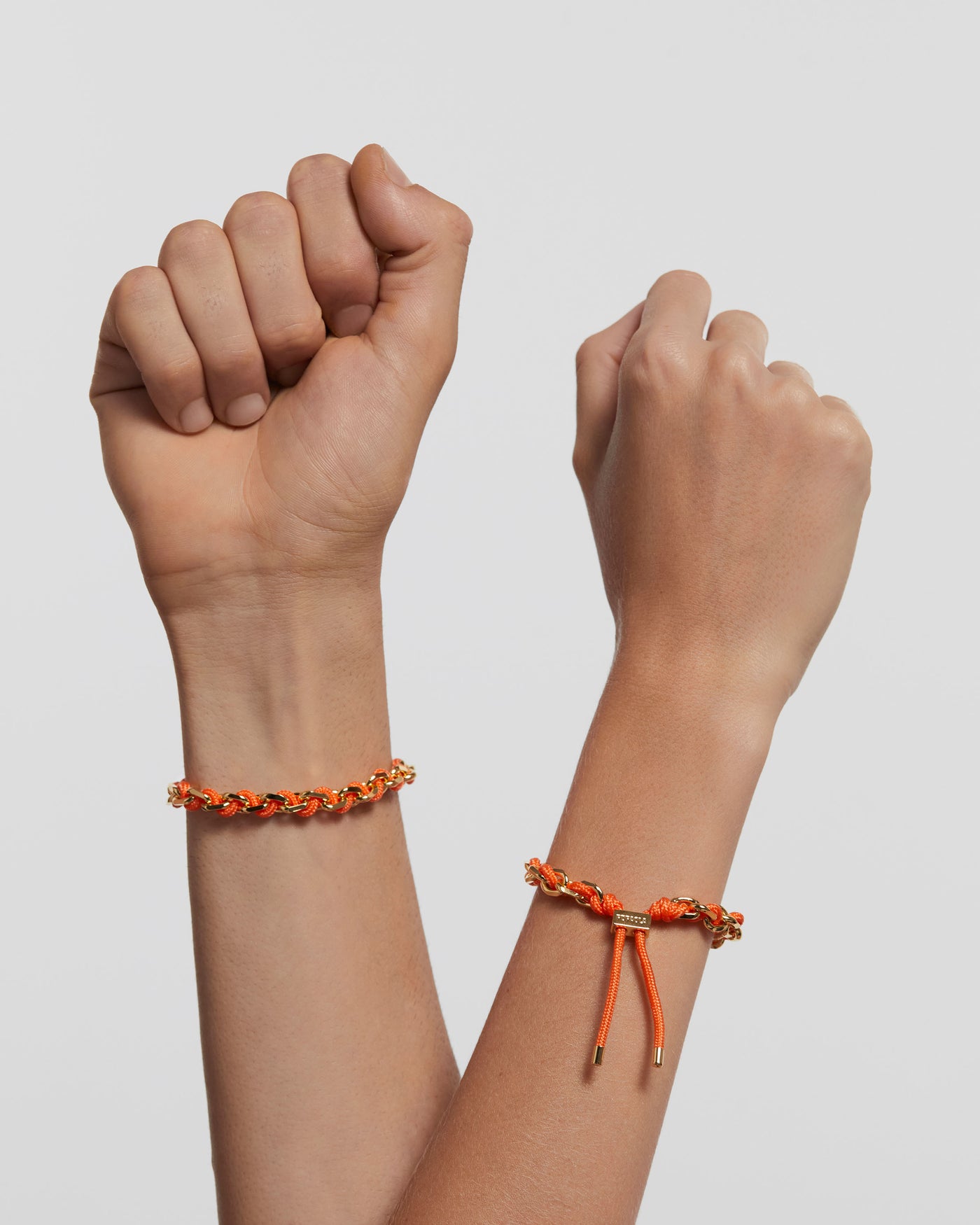 Tangerine Kordel-Gliederarmband 
  
    Kordel / 18K Goldplattierung
  
