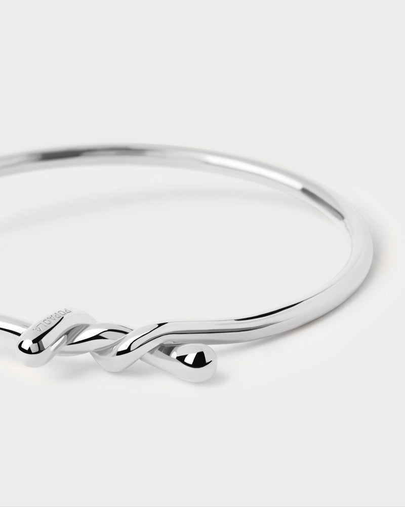 Twist silver bangle - 
  
    Sterling Silver
  
