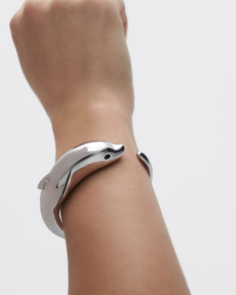 Brazalete de plata Dolphin - 
  
    Plata de Ley
  
