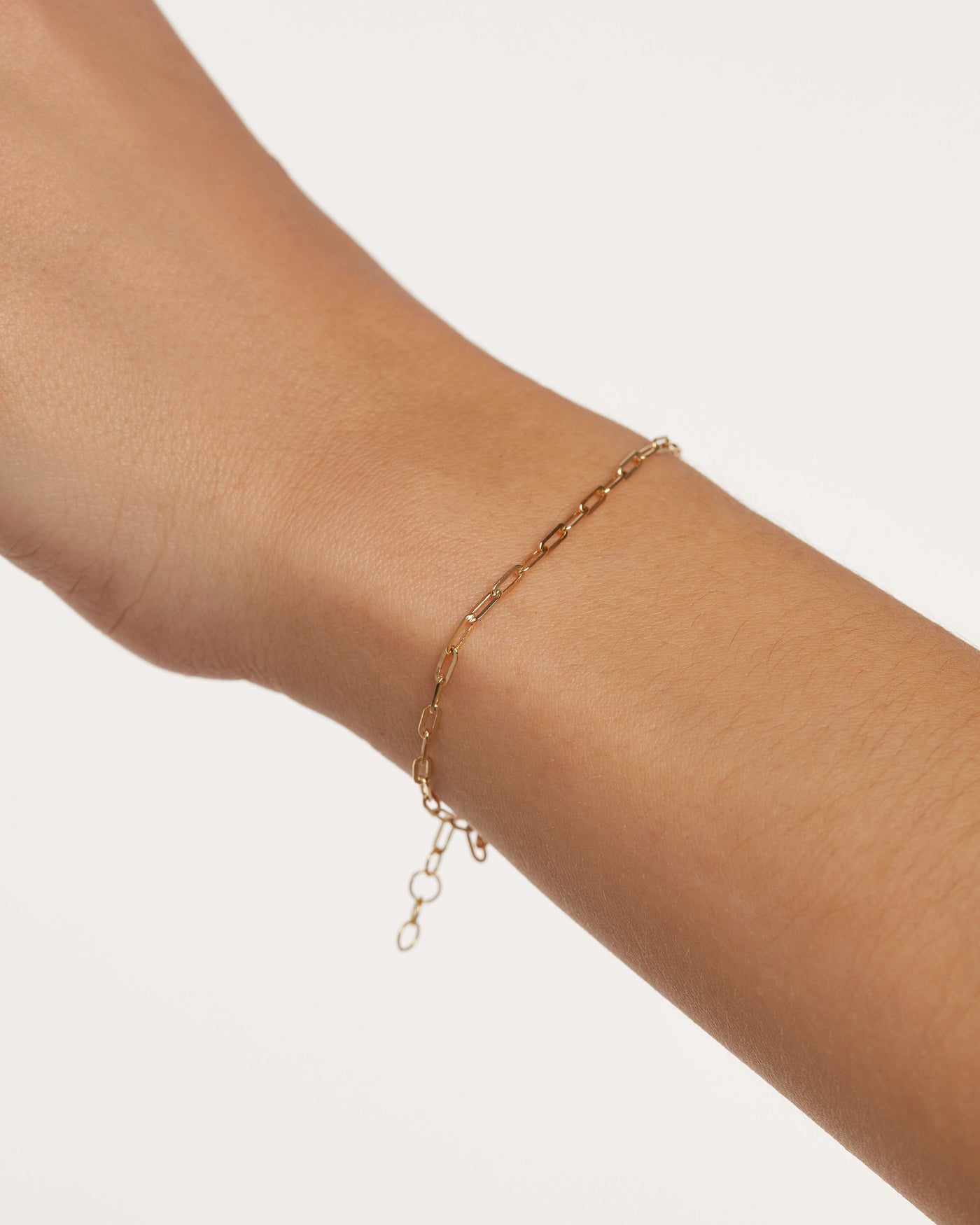 Essentials Jewels Thin Rope Bracelet - Gold