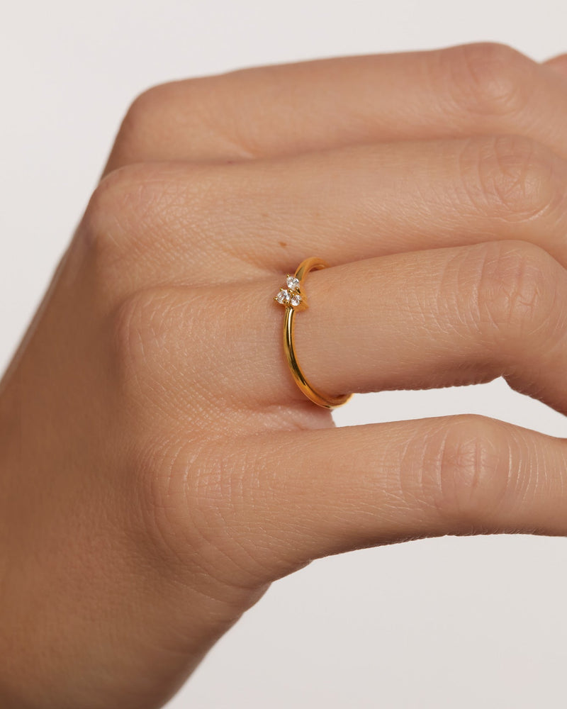 Lua Ring - 
  
    Sterling Silber / 18K Goldplattierung
  
