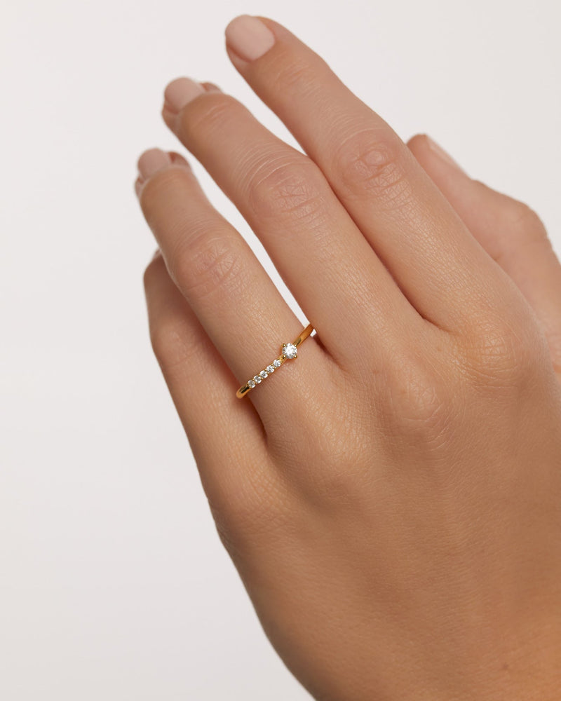 Air Ring - 
  
    Sterling Silver / 18K Gold plating
  
