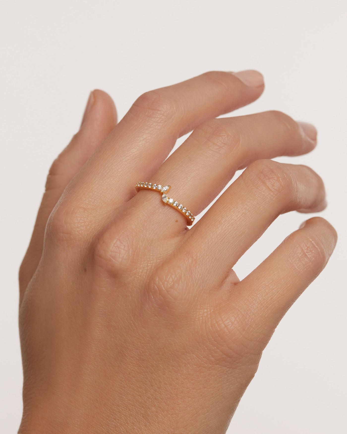 Nuvola Ring 
  
    Sterling Silver / 18K Gold plating
  
