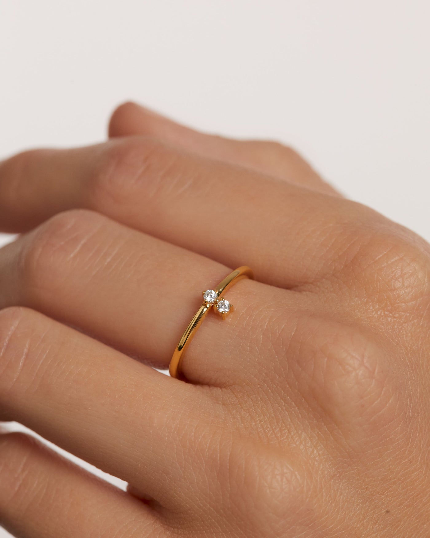 Ballad Ring 
  
    Sterling Silver / 18K Gold plating
  
